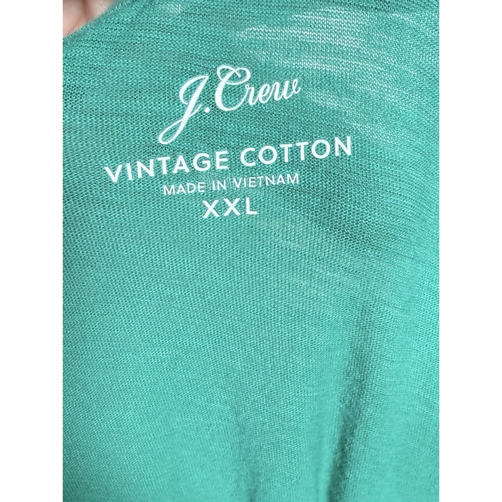 J Crew Maxi Dress XXL‎ Green Sleeveless Hi Low Flowy Casual Coastal Summer Boho - Picture 7 of 8